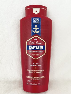 Old Spice Captain Scent of Bergamot Body Wash , 24 fl oz