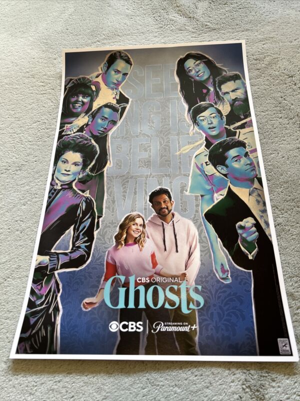 3 SDCC 2023 Comic Con Exclusive Paramount + CBS Ghosts TV Show Panel Posters
