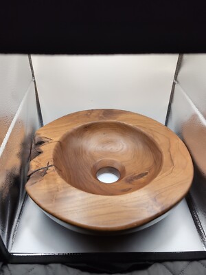 Wood Bowl Vessel Natural Live Edge Small 12''