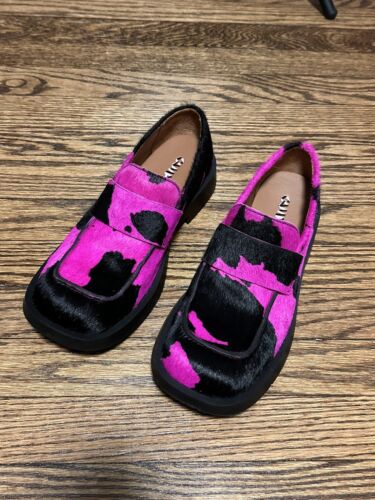 Camper Lab MIL 1978 Pink And Black Fur Chunky Loafers | eBay Camper Lab MIL 1978 Pink And Black Fur Chunky Loafers | eBay