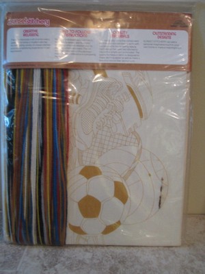 SUNSET STITCHERY DESIGNS KIT 2602 ALL STAR EMBROIDERY KIT 16 X 24  NIP