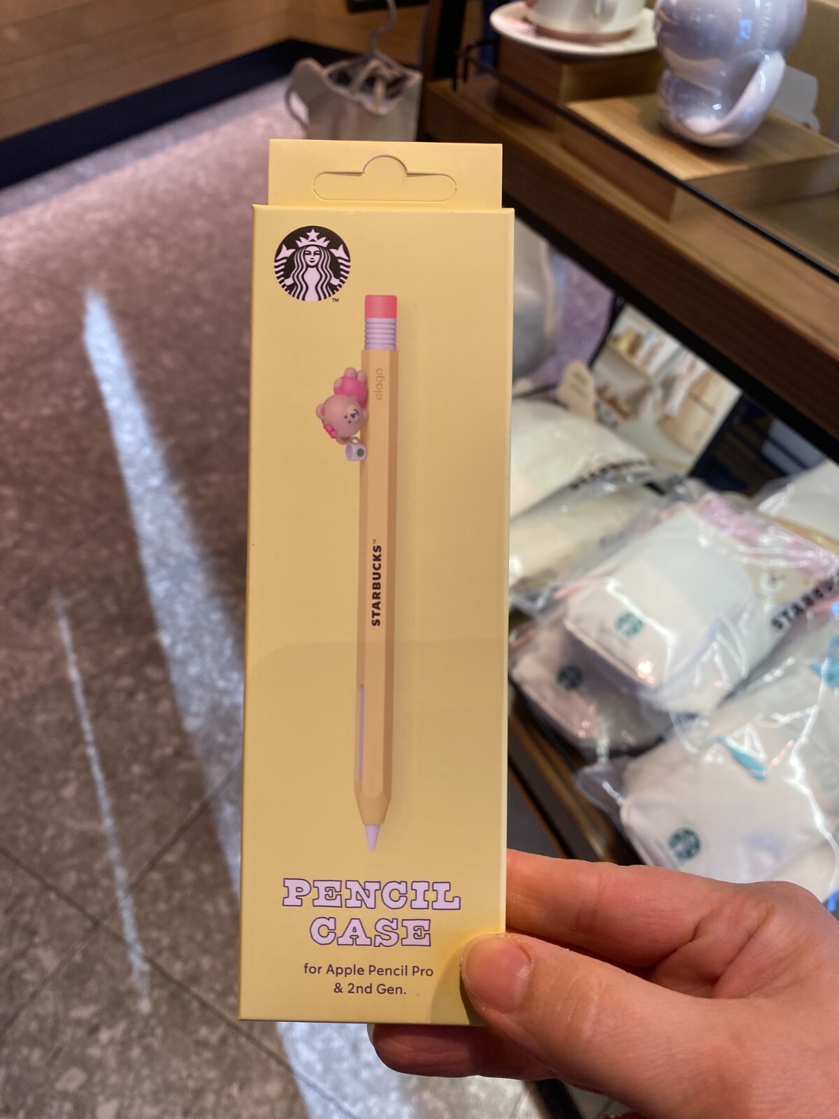Korea Starbucks Campus Bearie Pencil Case Apple Pencil 2nd
