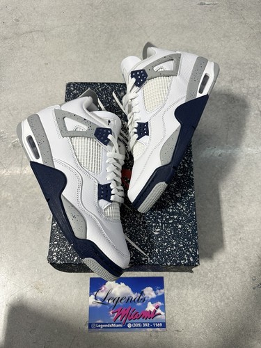 Nike Air Jordan 4 Retro Midnight Navy Blue White DH6927-140