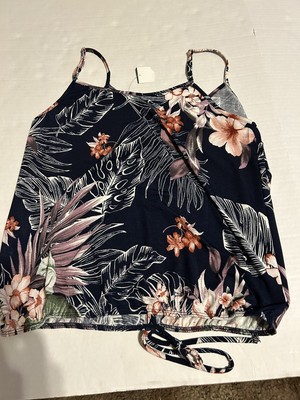 Lavish Womens Spaghetti Strap Size Large Floral Multicolor NWT  HH13