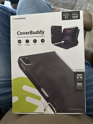 SwitchEasy CoverBuddy Case for iPad Pro 11'' 2022-2018 iPad Air 10.9'' 20-22 Black