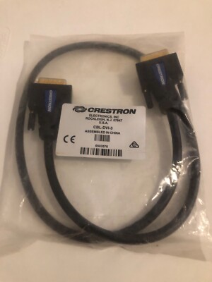 Crestron, CBL-HD-DVI-3, 3' HDMI to DVI Interface Cable, .......LSS-27