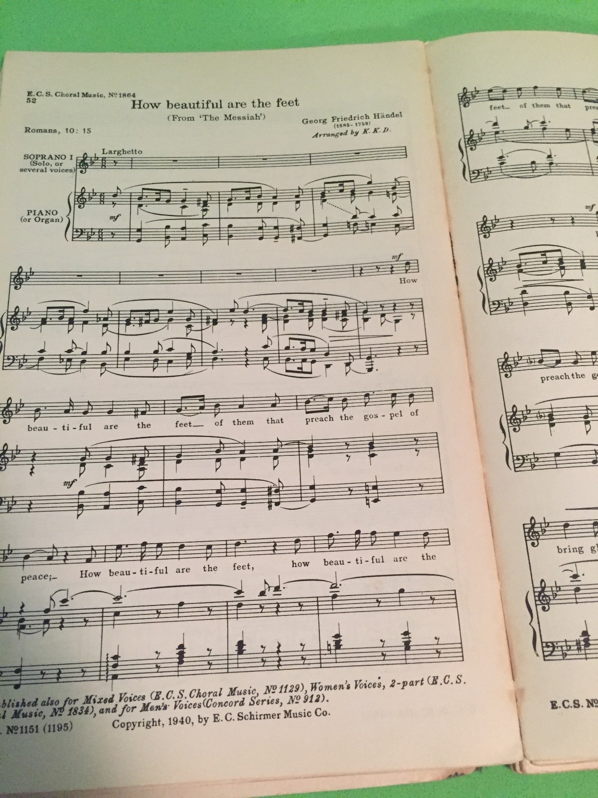 The Green Hill Three-Part Sacred Music for Women's Voices (S.S.A.)