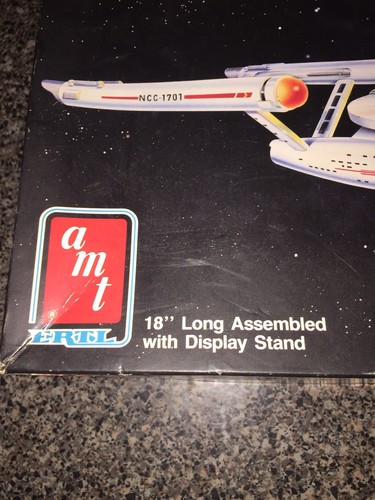 1989 Star Trek USS Enterprise NCC-1701 Model Kit AMT Ertl #6676 NIB with Decals