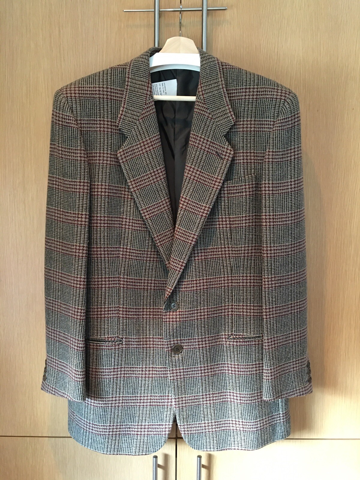 GIORGIO ARMANI - GIORGIO ARMANIポルコ21 テーラードジャケット Giorgio Armani Milano Borgonuovo 21 Vintage Pure New Wool