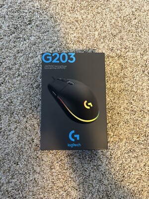 Logitech G203 Prodigy RGB Wired Gaming Mouse   Black