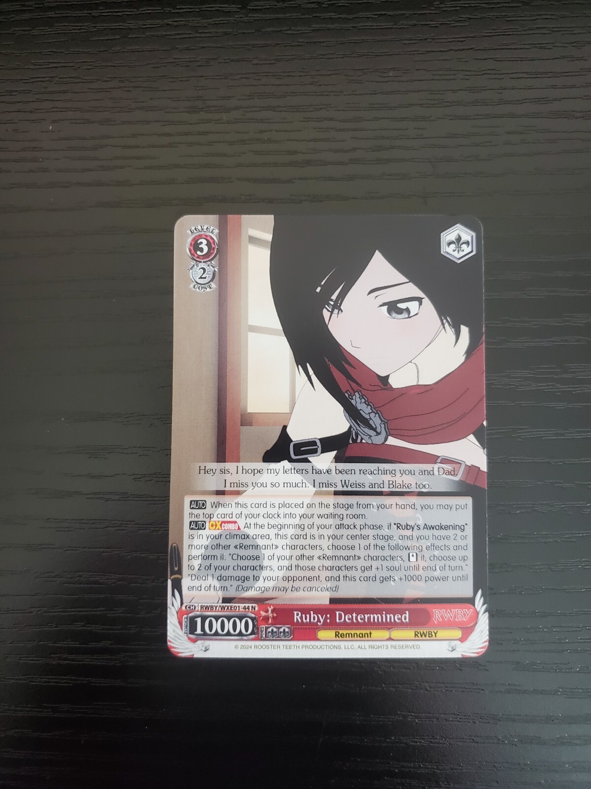 RWBY 海外 ヴァイス プレミアムブースター サイン SP ワイス RWBY 海外 ヴァイス プレミアムブースター サイン SP ワイス