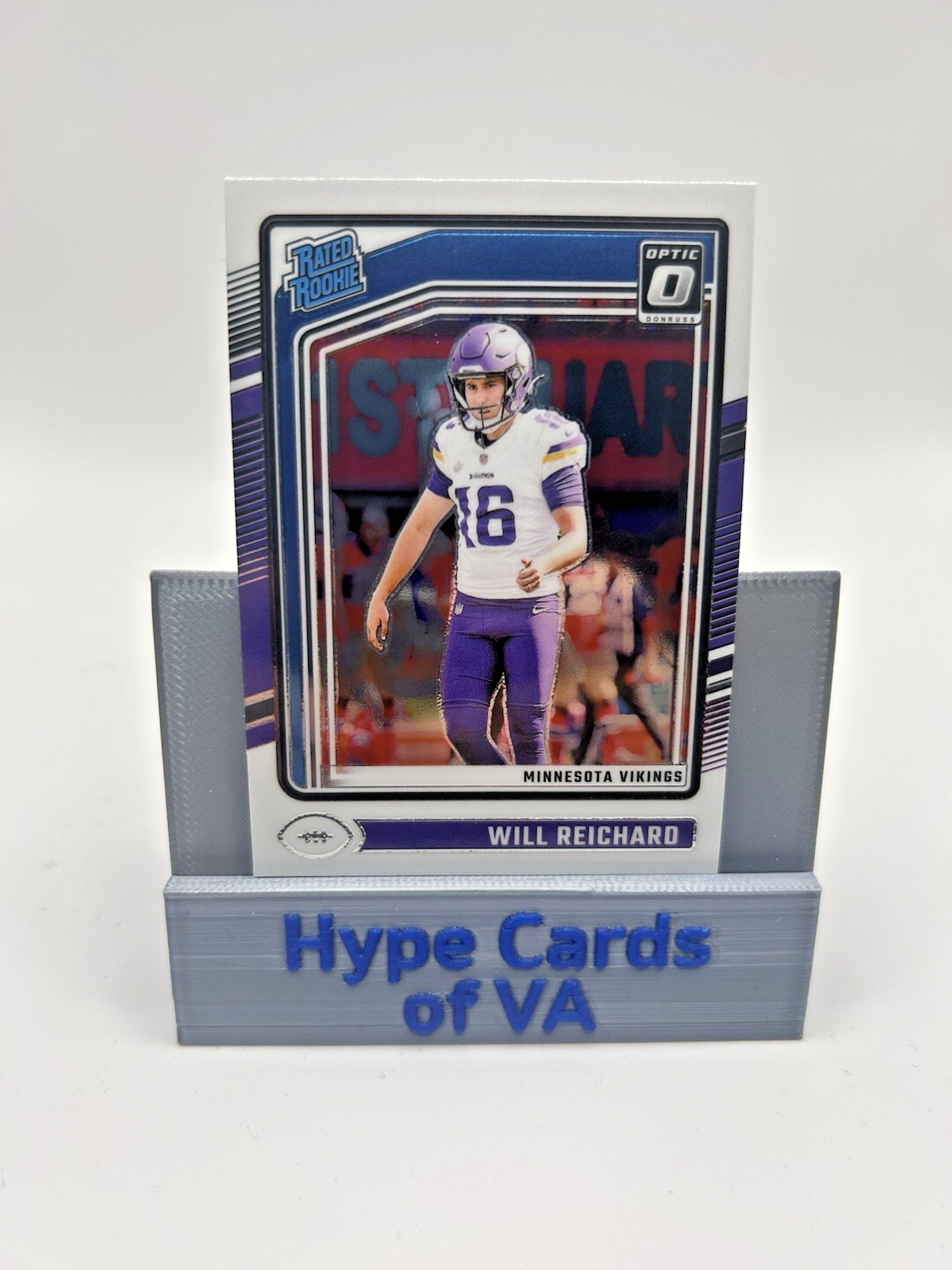 WILL REICHARD 2024 Panini Donruss Optic Football Rated