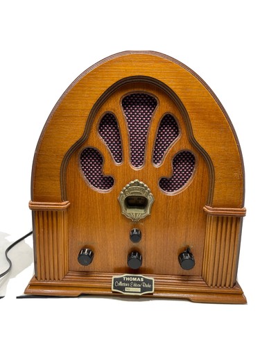 ミュージック reco Thomas Collector Edition Wood Radio & Cassette Player BD117