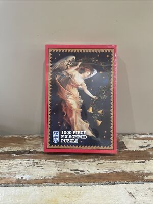 ''Midnight Angel'' FX Schmid 1000 Piece Puzzle 1997 The Gifted Line 20X27 Sealed