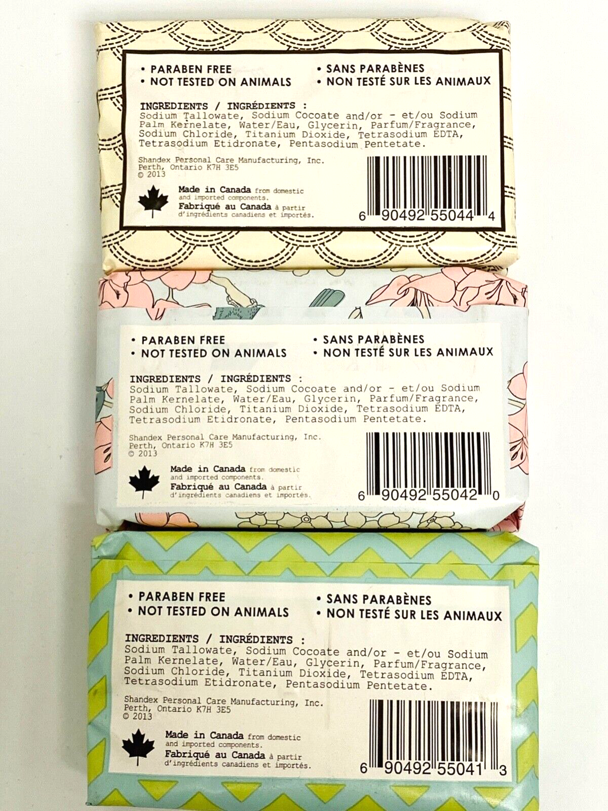 12 Cleansing Bars CVS Perth Soap Co made in Canada NOS Smells Great