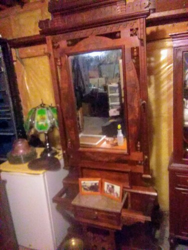 OLD & BEAUTIFUL 1800s UMBRELLA HAT STANDBLACK WALNUT