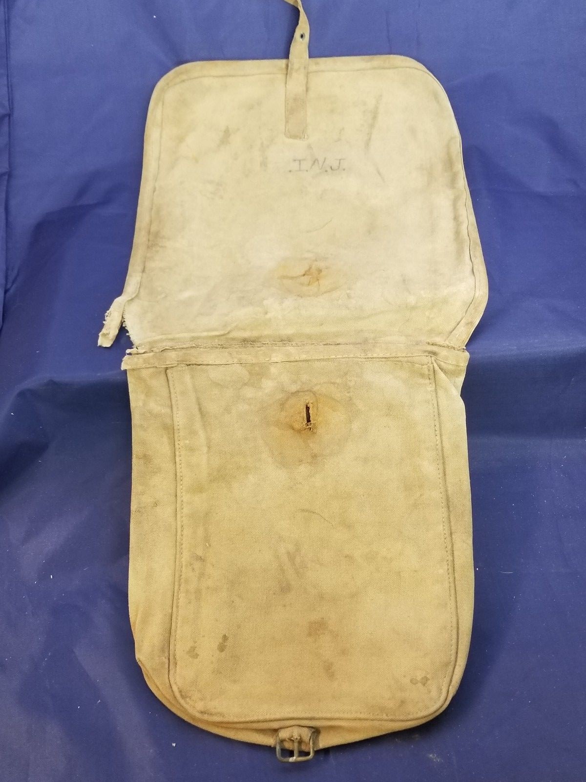 Span-AM/WWI US Army Haversack with Regiment Mark