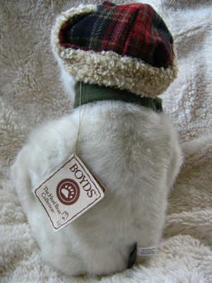 Boyds Bears Plush Fisher Bear of the Month January 2007 Fairbanks 919880 Rare LE