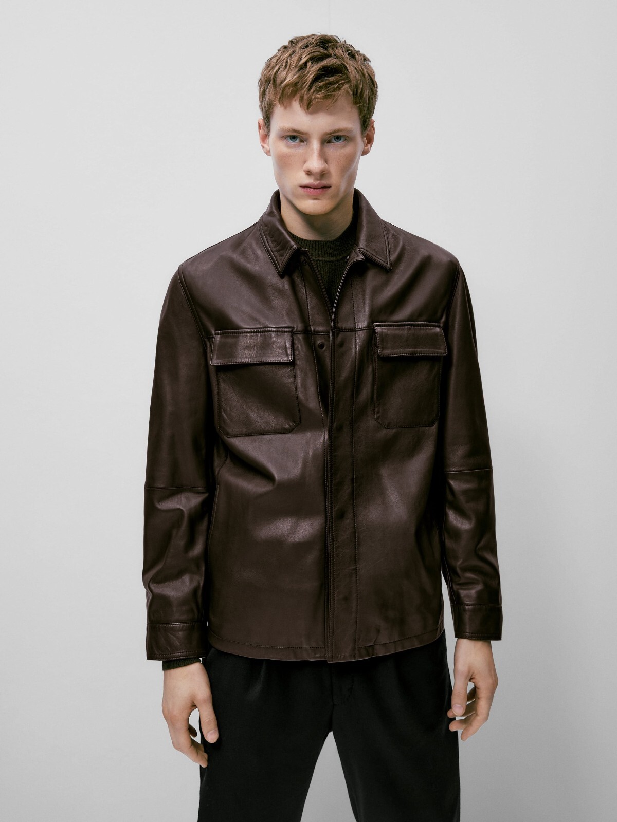 Massimo Dutti 羊革レザー ロングジャケットベルト付き 茶色 めっちゃ変わる】 Massimo 茶色 ロングジャケットベルト付き 羊