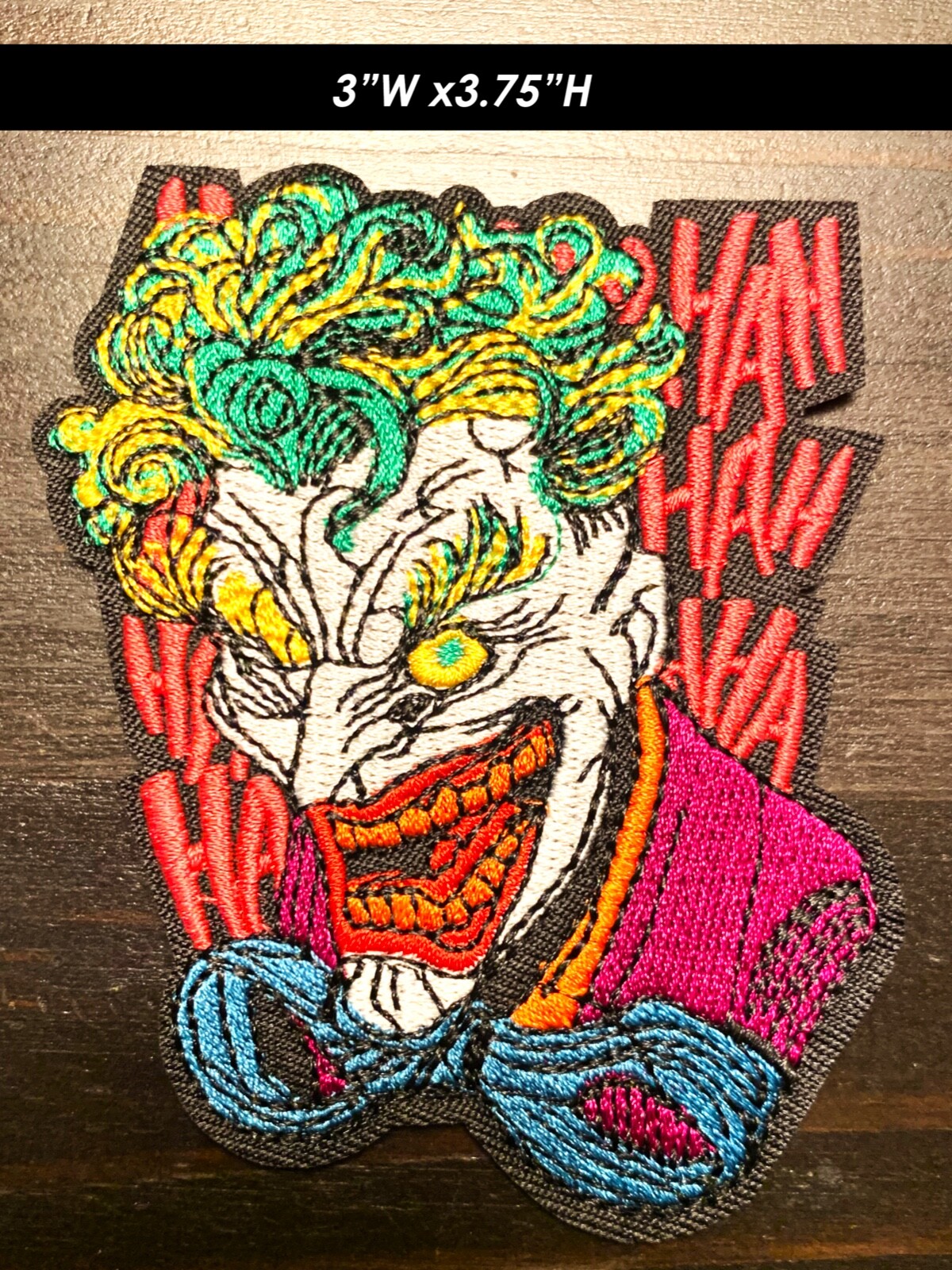 DC Comics Batman: The Killing Joke Embroidered Iron-on Patch