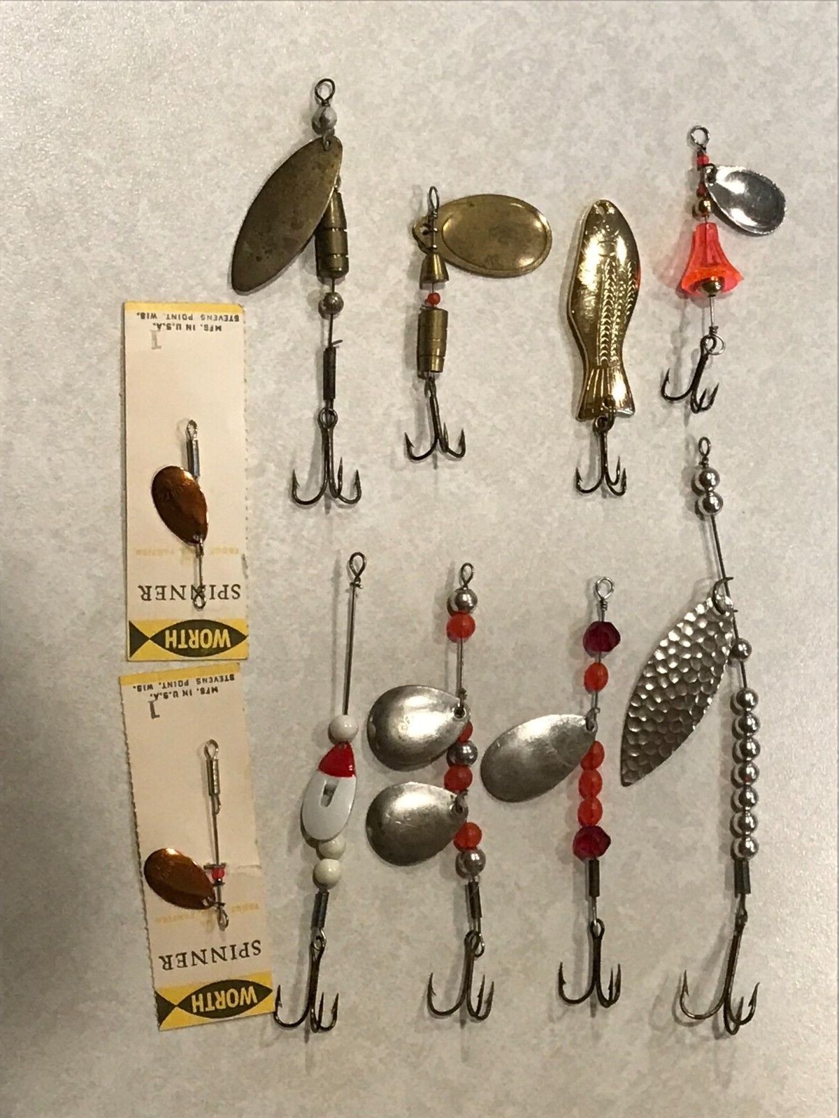 オールドルアーセット Old Japanese fishing lure Lot 10 Fishing Lures Vintage/Japan/Al's Goldfish-Pat/Worth