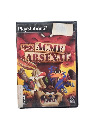 【C】DVD Looney Tunes Acme Arsenal PS2 Sony PlayStation 2 Complete
