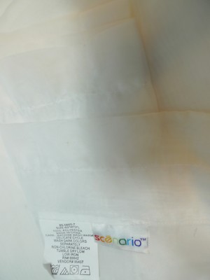 Scenario White Sheer Panel 27