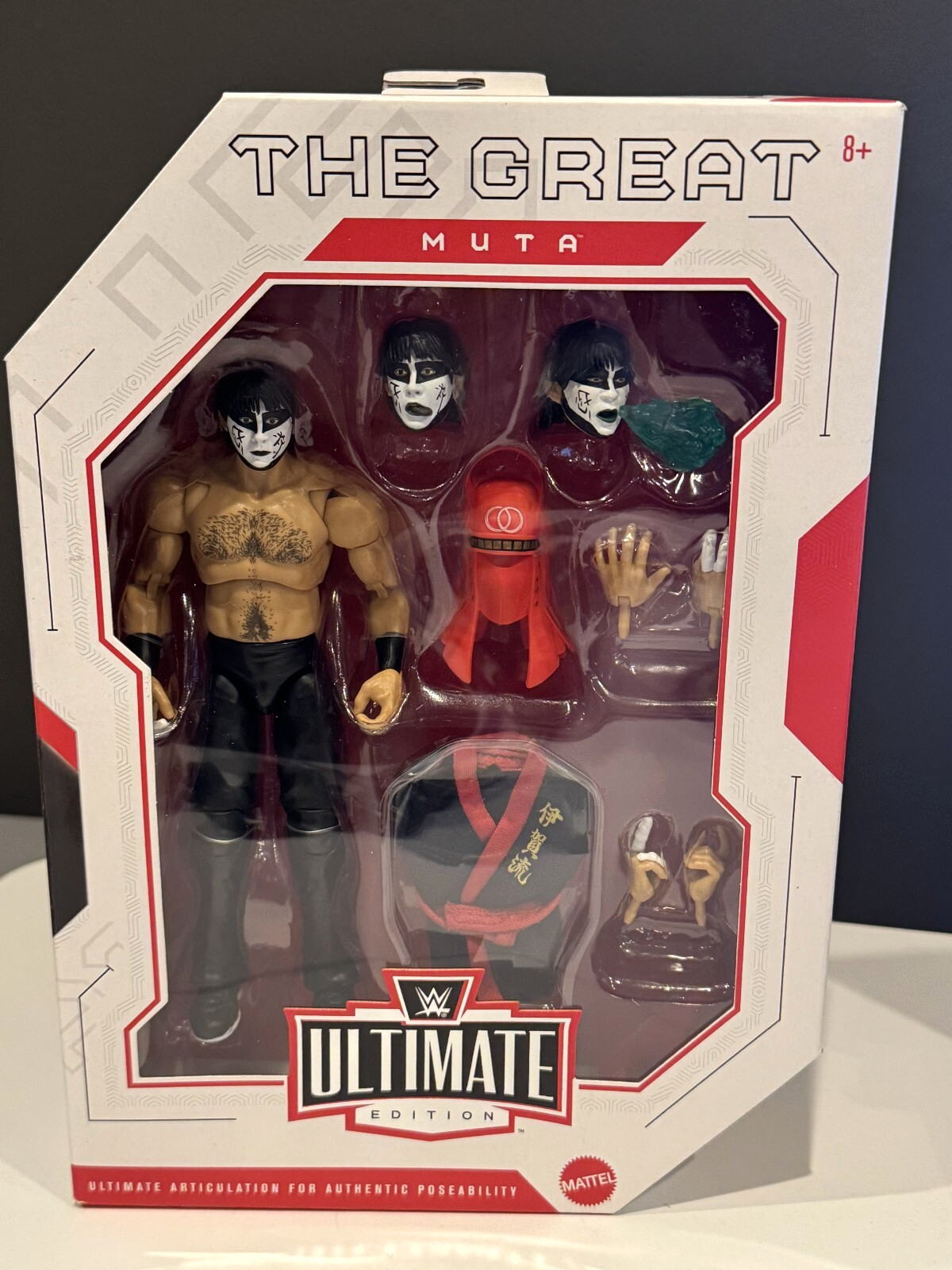 WWE Ultimate Edition Series 25 GREAT MUTA Figure Black White