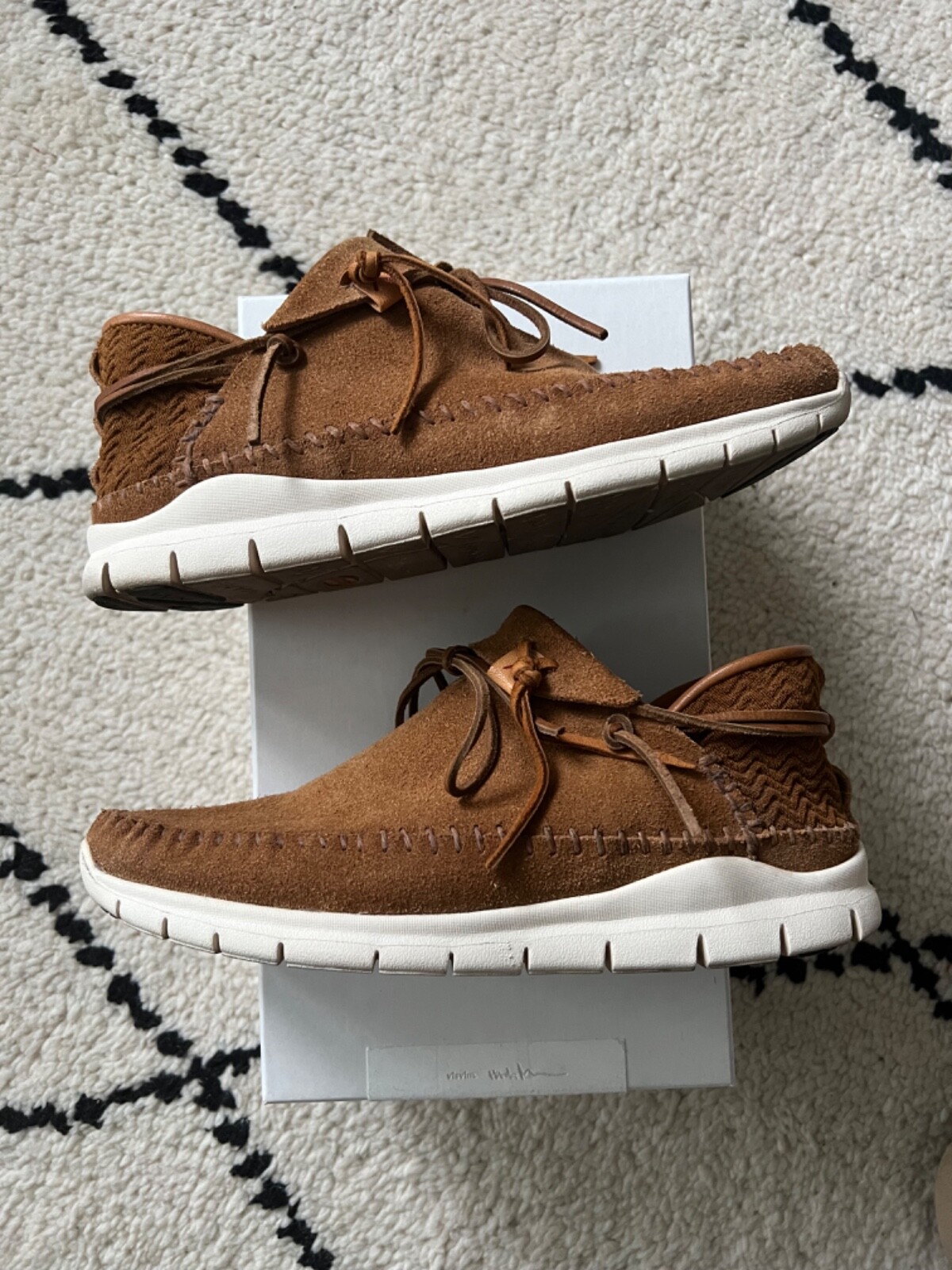 Visvim Ute Moc Trainer-Folk (Veg Suede) Camel US11 FBT Visvim Ute Moc Trainer-Folk (Veg Suede) Camel US11 FBT