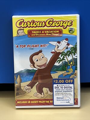 CURIOUS GEORGE /  - TAKES A VACATION & DISCOVERS NEW THINGS / NEW DVD