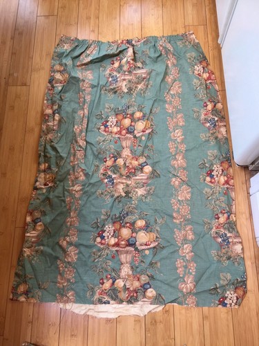 Vintage 1930’s-40’s Lined Floral Curtain, Drape. 80”long, 32.5” wide” 2nd Panel.