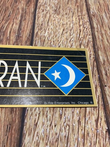 Vintage 1984 Duran Duran Band Black Bumper Sticker John Taylor 80s Rock NOS New