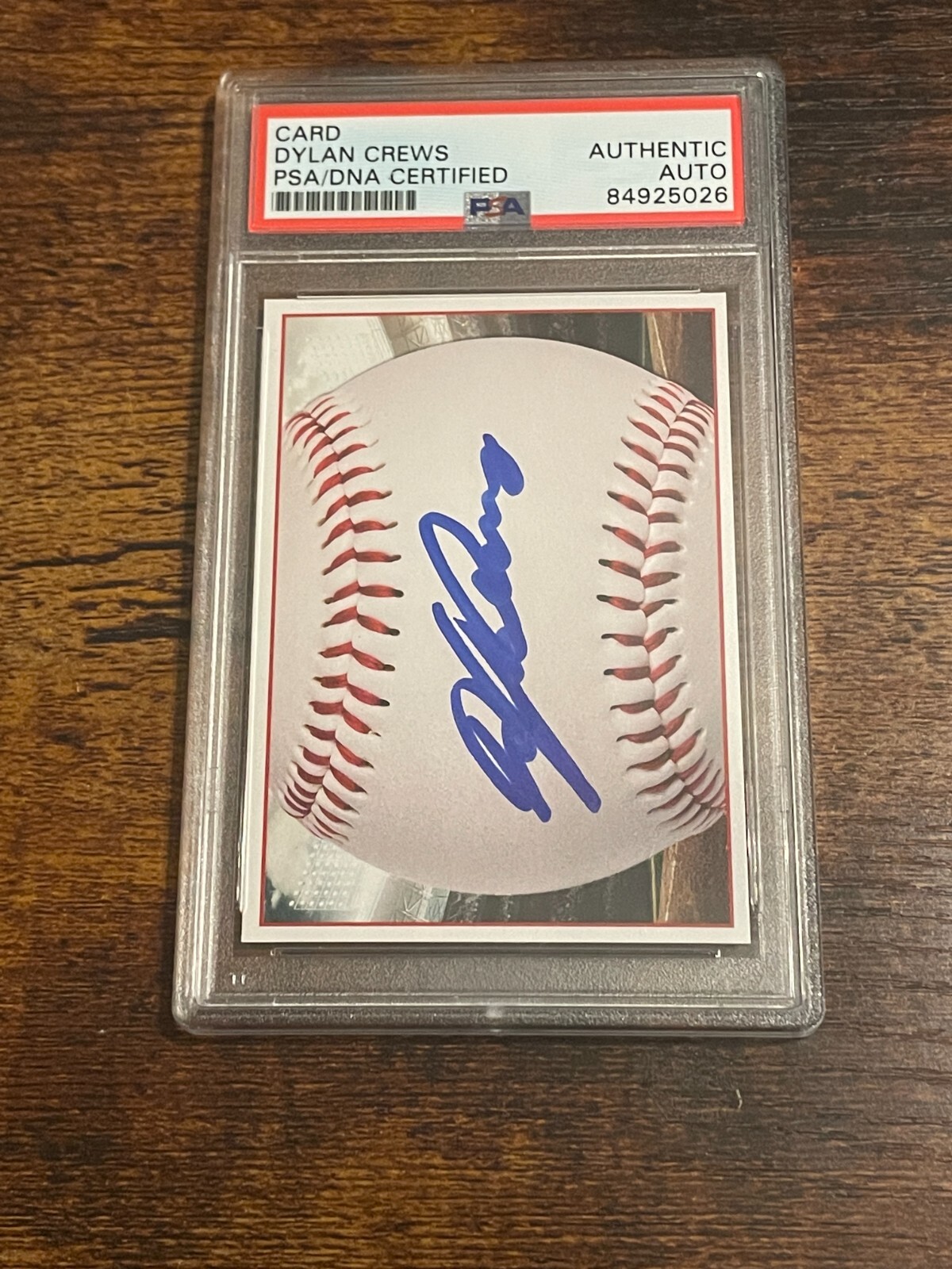 DYLAN CREWS signed auto autographed Signature Card 2023 MLB