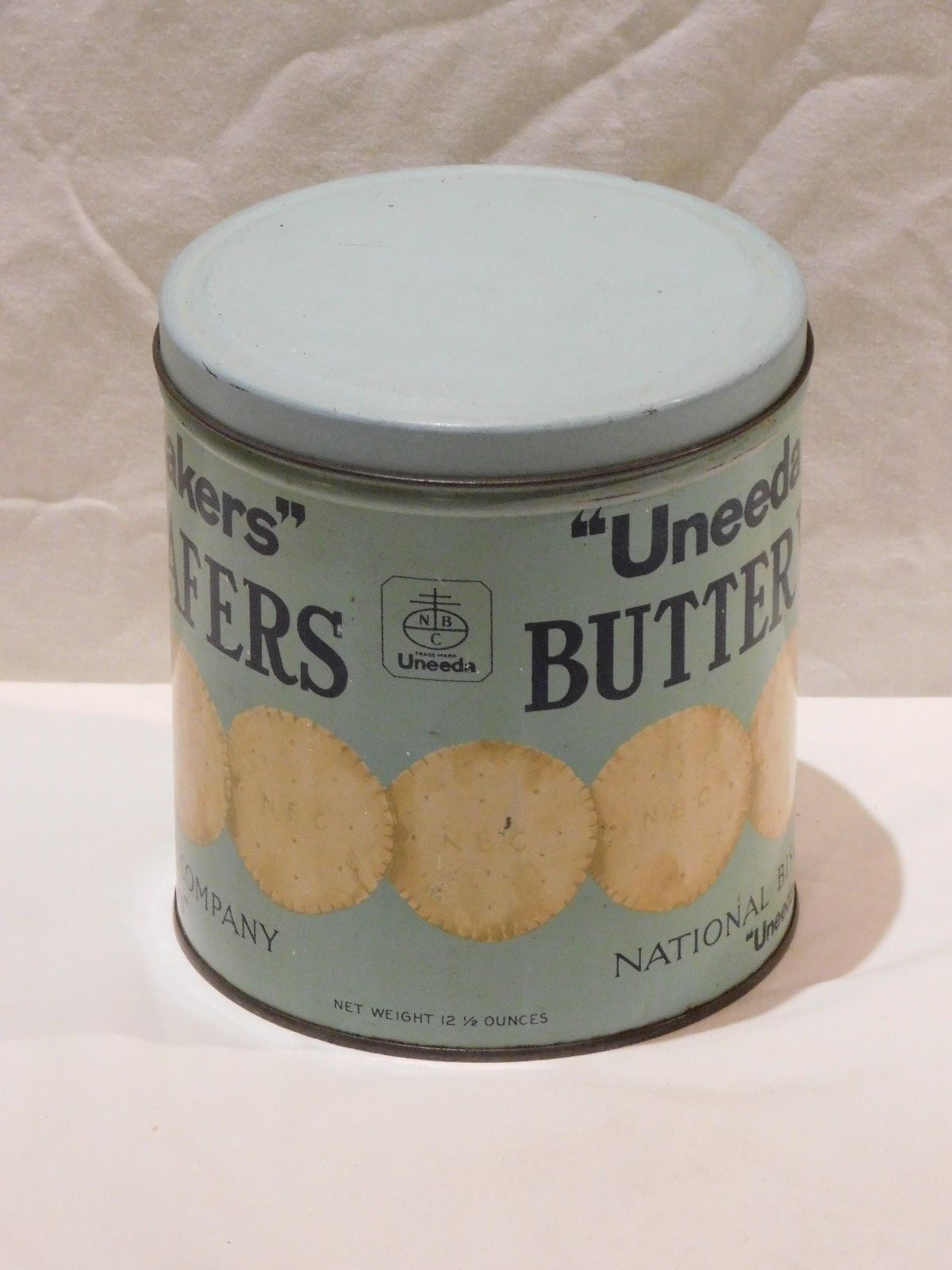 Vintage Uneeda Bakers Butter Wafer Tin