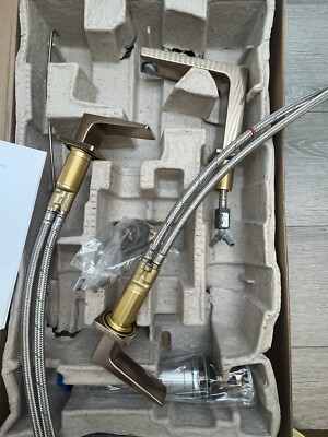 Hansgrohe 32516141 Metropol Widespread 2-Handle Bathroom Faucet Bronze *READ*