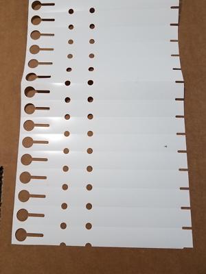 Flexible 7'' x 3/4'' Plastic Loop Plant Tags {Set of 100} tree LABELS -wrap around