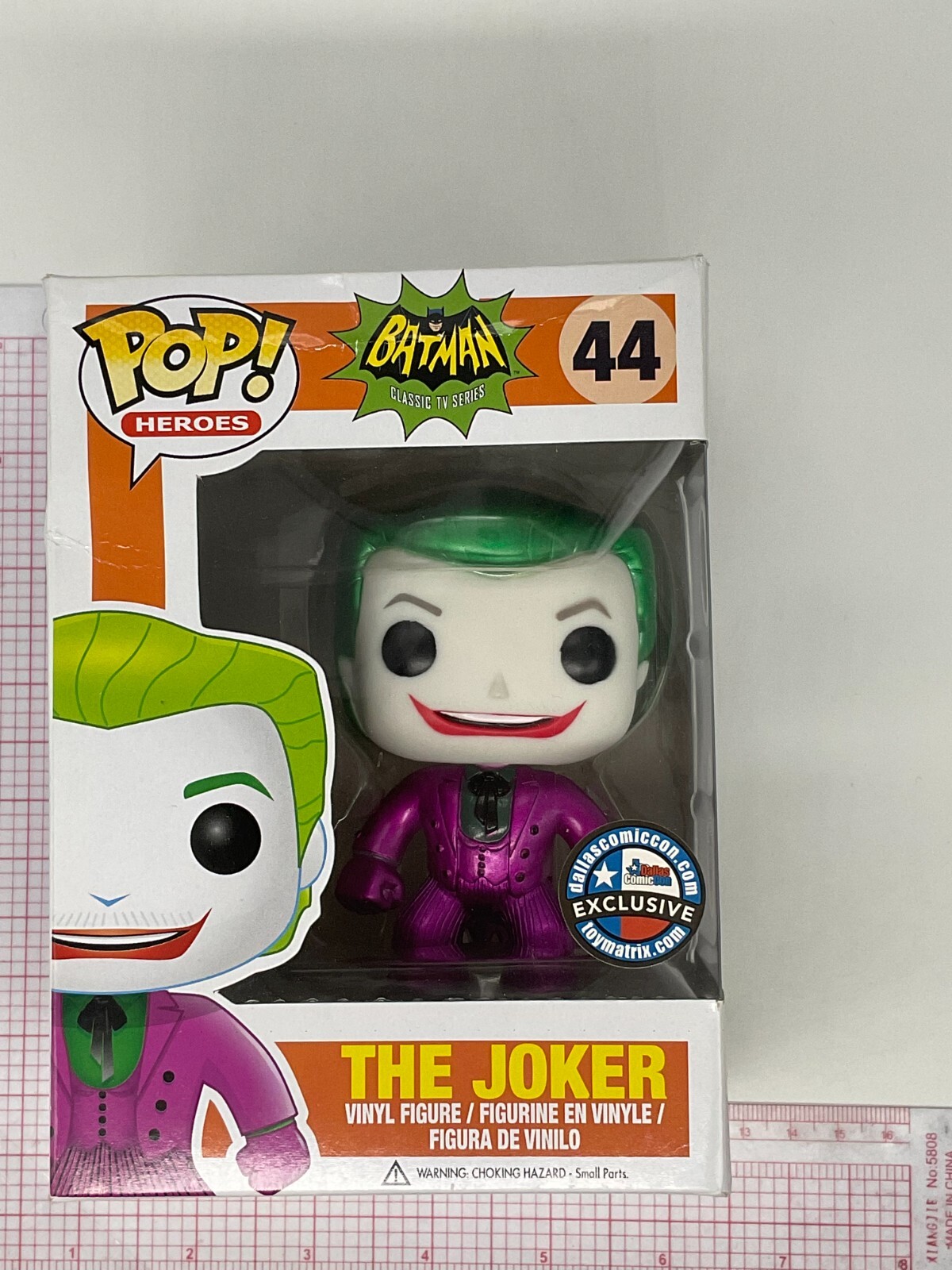 Funko Pop! The Joker #44 Metallic Dallas Comic Con Batman Funko Pop! The Joker #44 Metallic Dallas Comic Con Batman