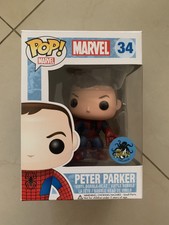 Peter Parker (Spider-man) FUNKO POP Comikaze Exclusive #34 *Vaulted* | eBay
