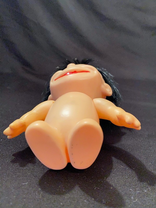 Vintage Baby Moon Goon Japanese Troll Doll Made in Japan Toy Doll