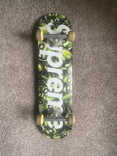 Supreme Skull Pile Skateboard w/ Supreme Trucks (Glow In The Supreme Skull Pile Skateboard w/ Supreme Trucks (Glow In The