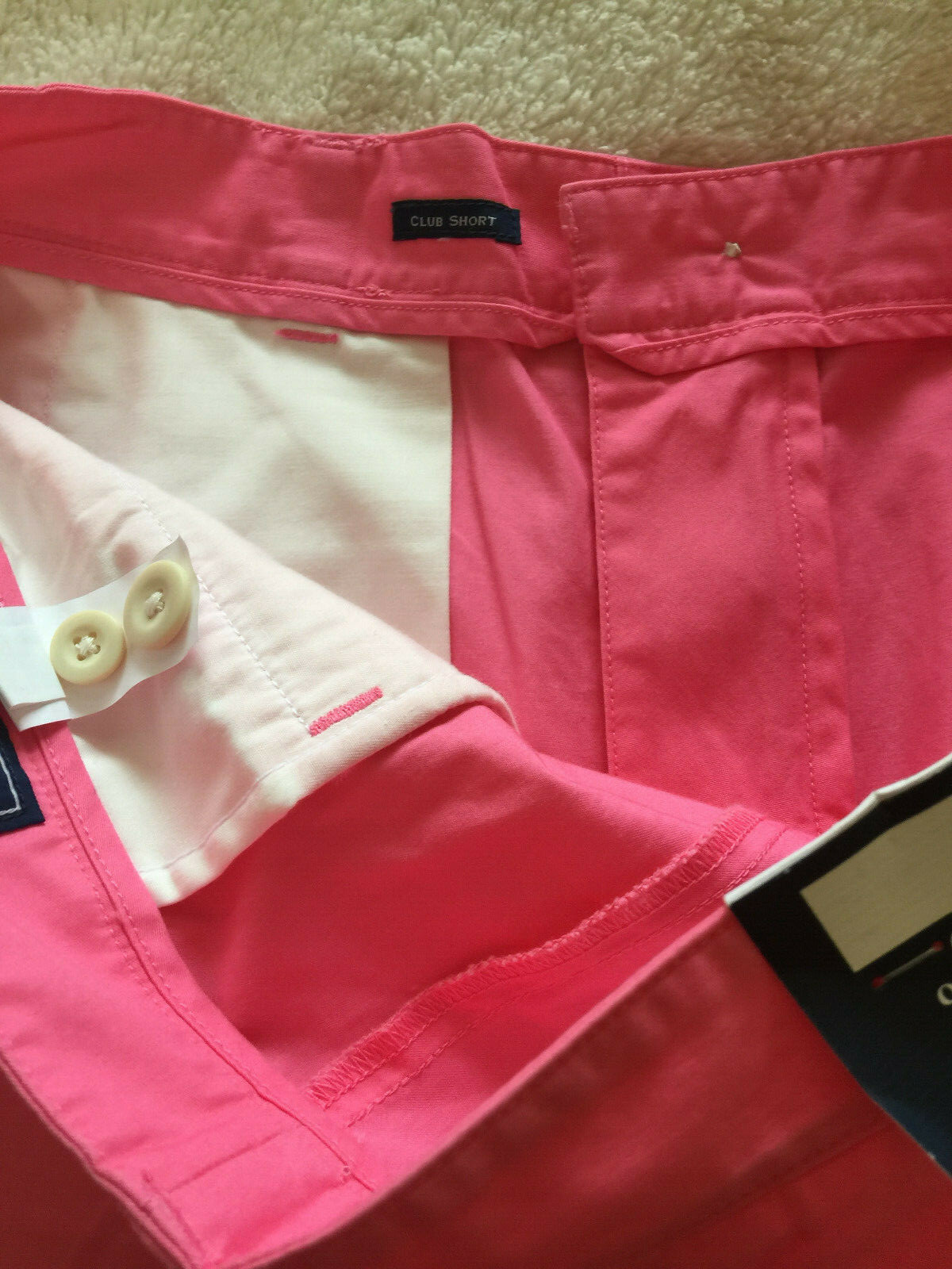 NWT VINEYARD VINES Sz32 9 INCHES SUMMER FLAT FRONT TWILL SHORTS ISLAND SUNSET