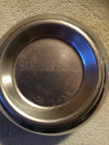 REPLACEMENT HAMILTON BEACH STAINLESS STEEL 1-1/2 QUART MIXING BOWL
