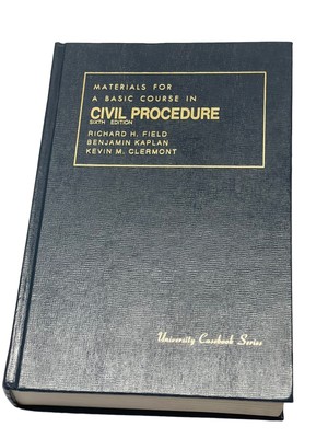 Materials for a Basic Course in Civil Procedure University Casebook Series 1990