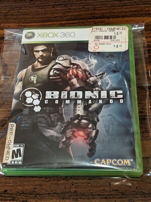 Bionic Commando (Microsoft Xbox 360, 2009) Video Game CIB PICS 