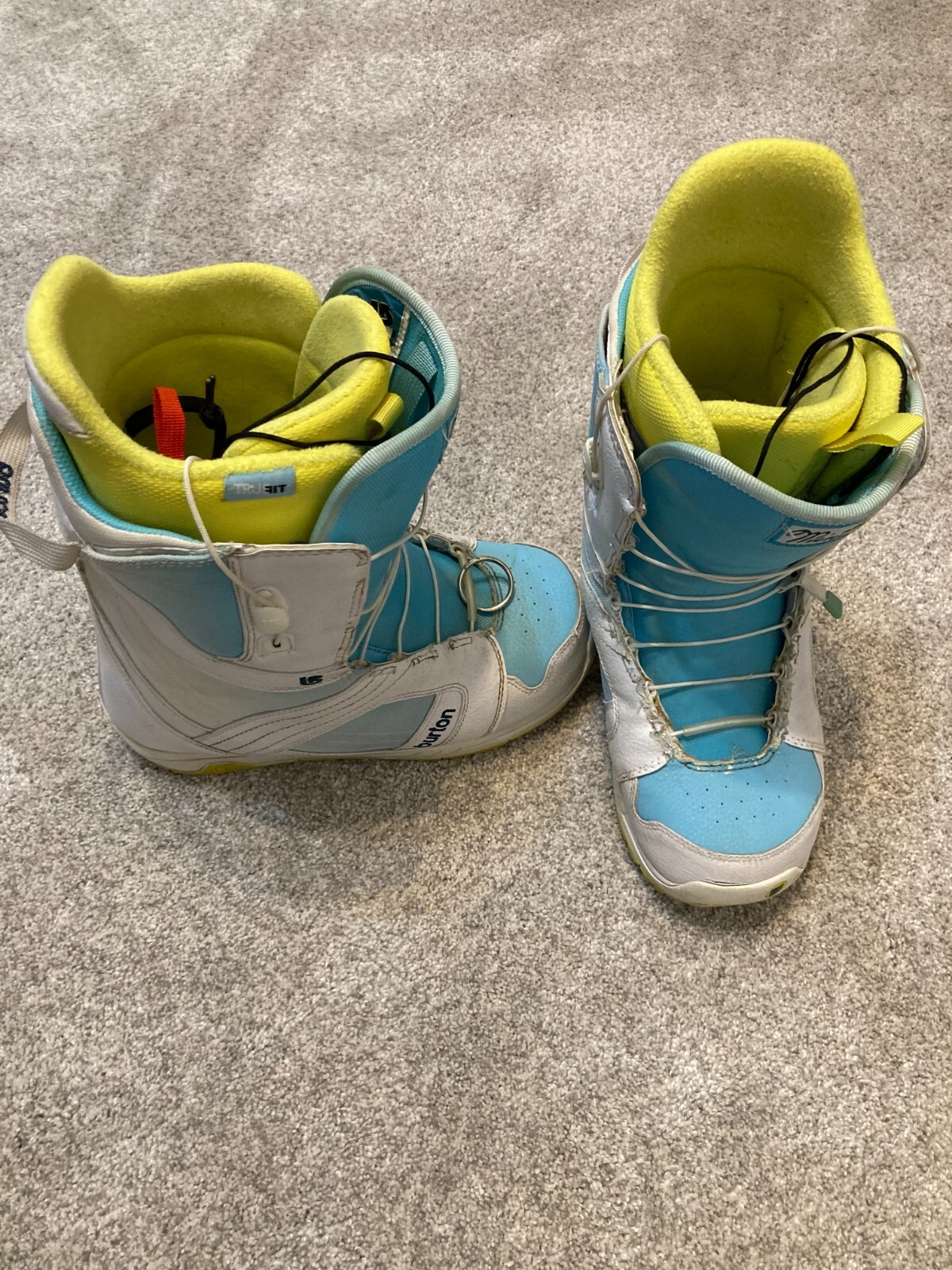 Burton Mint Sz 8 Womens Snowboarding Snowboard Boots Teal