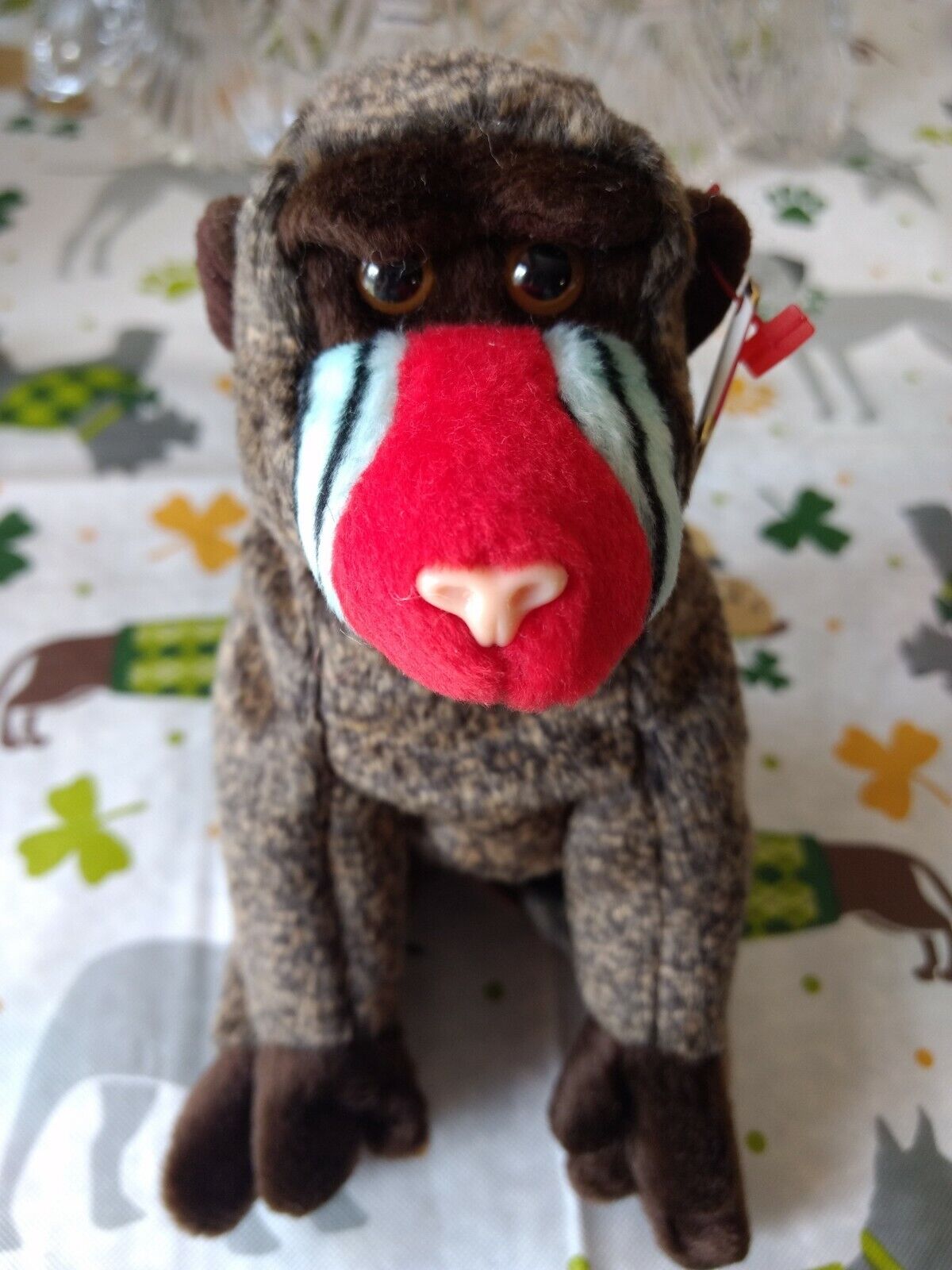 TY Beanie Baby ~ CHEEKS Baboon Ty-Dyed Butt #4250 1999 New TY Beanie Baby ~ CHEEKS Baboon Ty-Dyed Butt #4250 1999 New