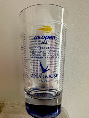 Us Open Signature Grey Goose  Honey dew  cocktail cup. 15 anniversary, year 2021