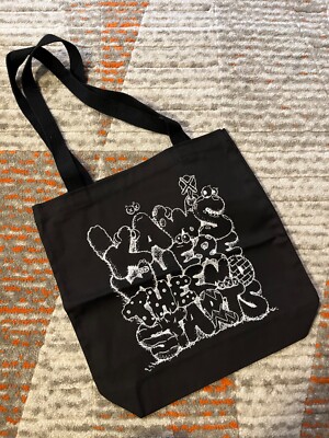 Kaws Where The End Starts Black tote Bag The Modern Museum