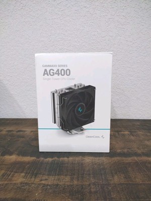 DeepCool AG400 Single-Tower CPU Cooler, 120mm Fan, Direct-Touch