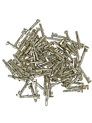 100 TE Connectivity 60620-1 Commercial MATE-N-LOK Pin Contact 20-14 AWG Crimp